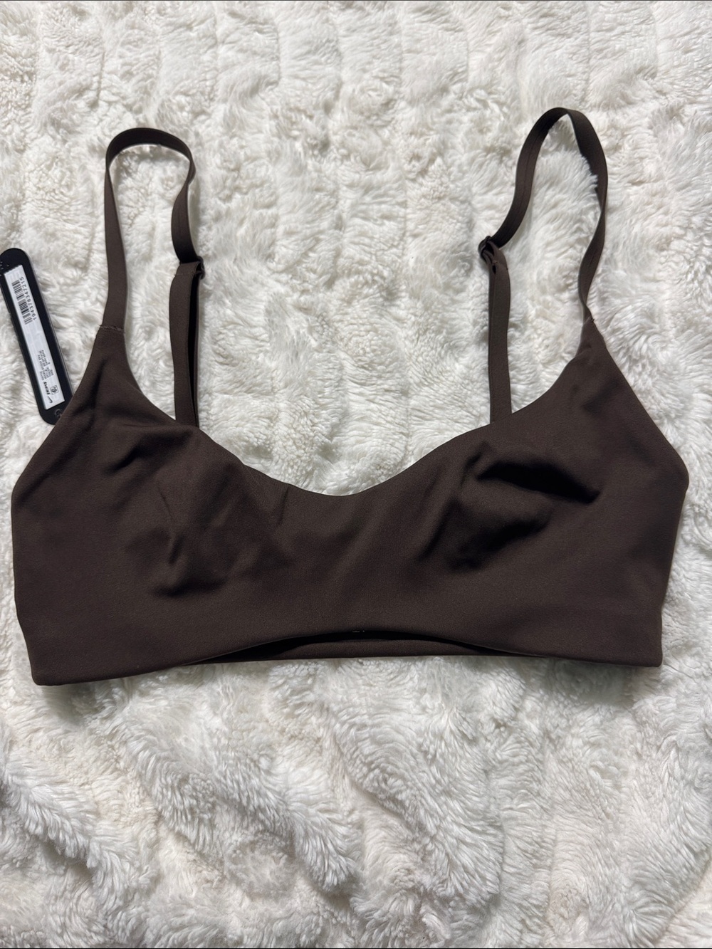 NIKE SKIMS Women's Small Matte Micro Scoop Bra New w/ Tags! - Picture 3 of 4